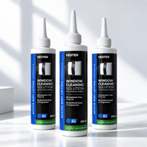 Zestaw płynów do mycia okien HESTER 3 × 250 ml